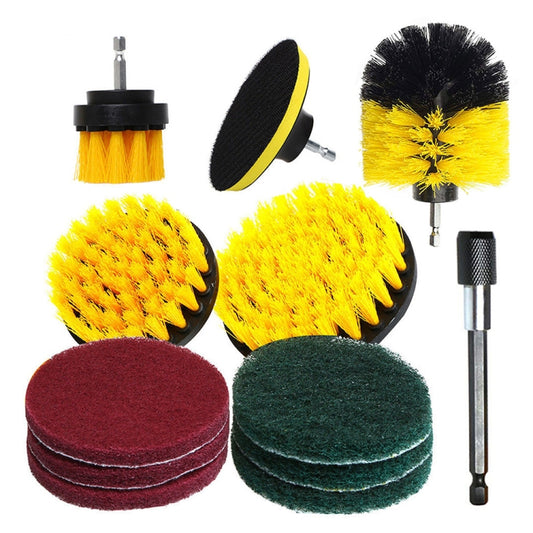 12 in 1 Cleaning Descaling Electric Drill Brush Head Set