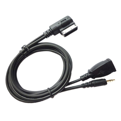 كابل صوت AUX للسيارة AUX + شحن USB + موسيقى محمولة لمرسيدس بنز، لمرسيدس بنز (USB)