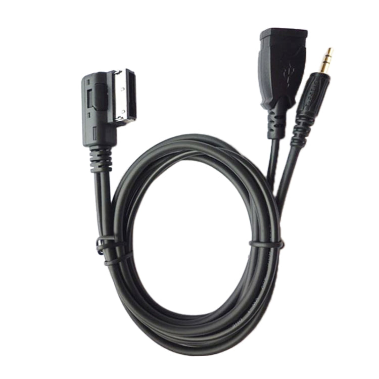 كابل صوت AUX للسيارة AUX + شحن USB + موسيقى محمولة لمرسيدس بنز، لمرسيدس بنز (USB)