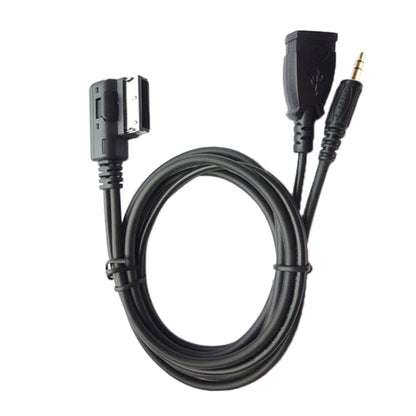 كابل صوت AUX للسيارة AUX + شحن USB + موسيقى محمولة لمرسيدس بنز، لمرسيدس بنز (USB)