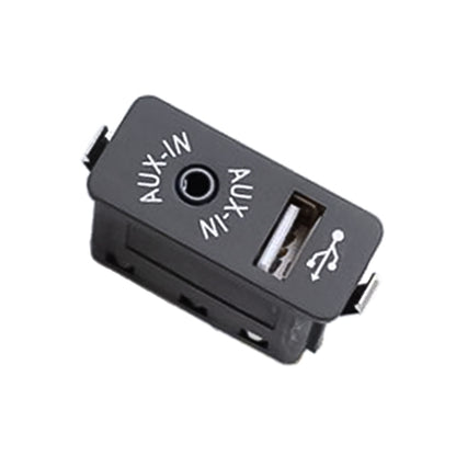 Car AUX + USB Interface Switch Interface Panel for BMW X3 X4 X5 X6, For BMW X3 X4 X5 X6
