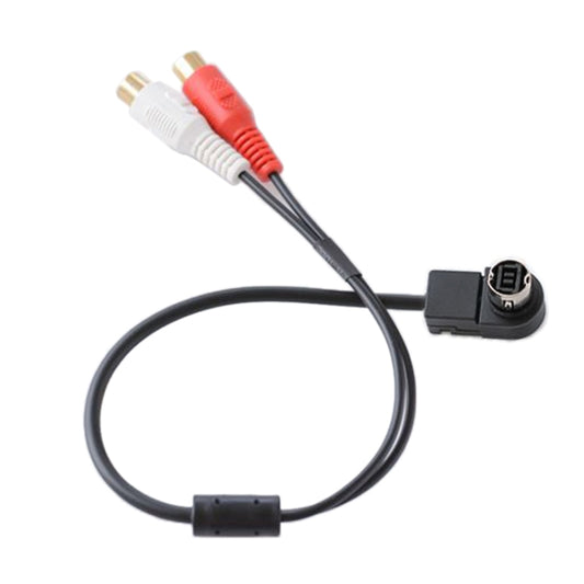 كابل AUX للسيارة، كابل إدخال نظام ملاحة CD DVD، مناسب لطراز Alpine KCA-121B 9887 9855J 105e 117J 305S، مناسب لطراز Alpine KCA-121B 9887