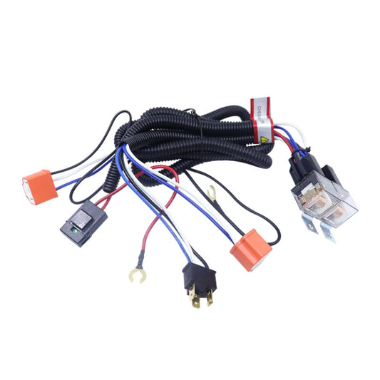 12V 2-lamp Car Headlight Modification Wiring Harness Brightener Cable, Brightener Cable