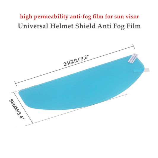 MB-HS001 Motorcycle Helmet Shield Sunshade Mirror High Permeability Rainproof Film, Rainproof Film