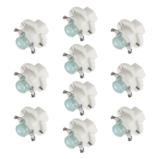 10 PCS B8.4 0.2W DC12V Wedge Instrument Panel COB LED Light Dashboard Gauge Cluster Indicator Lamp Bulb, B8.4 (Ice Blue Light), B8.4 (Blue Light), B8.4 (Pink Light), B8.4 (Green Light), B8.4 (Red Light), B8.4 (White Light), B8.4 (Yellow Light)