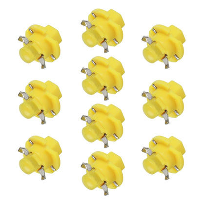 10 PCS B8.4 0.2W DC12V Wedge Instrument Panel COB LED Light Dashboard Gauge Cluster Indicator Lamp Bulb