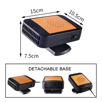 12V Car Hollow Heater Multifunctional Front Windshield Defroster and Demister, 12V (Orange), 24V (Red)