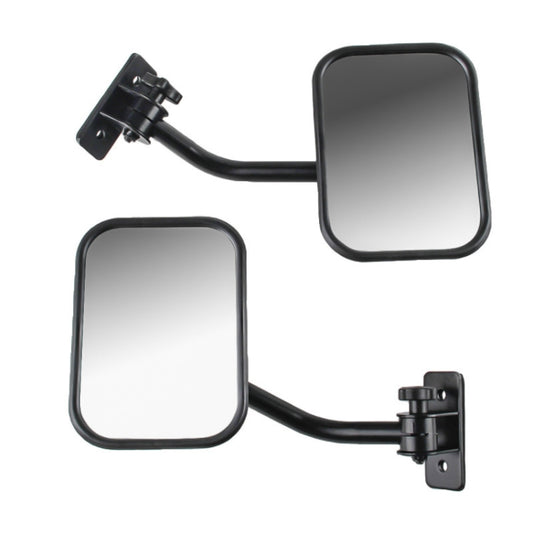 SF-JP-003 Pair  Car Side Door Rearview Mirror Adjustable Shape Angle Lens Blind Spot Exterior Mirror for Jeep Wrangler, SF-JP-003