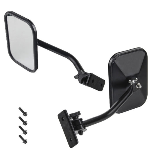 SF-JP-003 Pair  Car Side Door Rearview Mirror Adjustable Shape Angle Lens Blind Spot Exterior Mirror for Jeep Wrangler, SF-JP-003