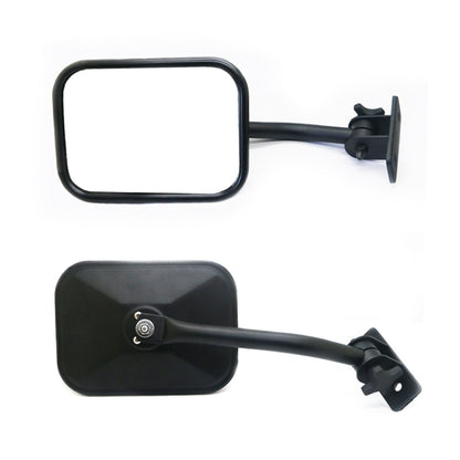 SF-JP-003 Pair  Car Side Door Rearview Mirror Adjustable Shape Angle Lens Blind Spot Exterior Mirror for Jeep Wrangler, SF-JP-003