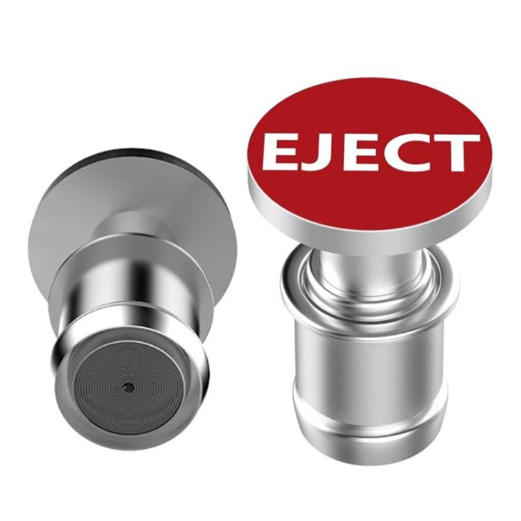قطعتان 12 فولت للسيارة/الدراجة النارية، ولاعة سجائر معدنية على شكل حرف EJECT، بعقب سيجارة، EJECT