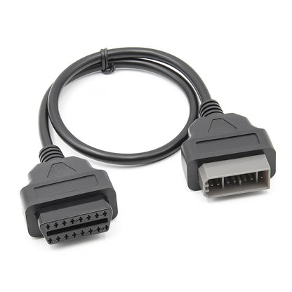 كابل تحويل OBD2 للسيارة من 14 سنًا إلى 16 سنًا، كابل محول تشخيص OBDII لسيارات نيسان، من 14 سنًا إلى 16 سنًا لسيارات نيسان