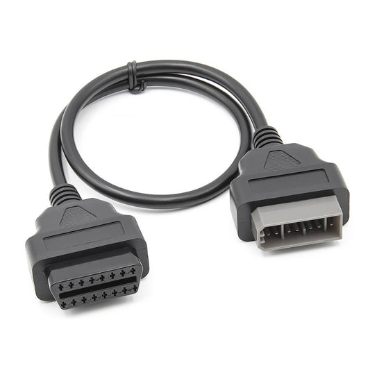 كابل تحويل OBD2 للسيارة من 14 سنًا إلى 16 سنًا، كابل محول تشخيص OBDII لسيارات نيسان، من 14 سنًا إلى 16 سنًا لسيارات نيسان