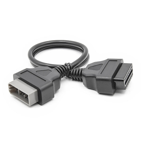 كابل تحويل OBD2 للسيارة من 14 سنًا إلى 16 سنًا، كابل محول تشخيص OBDII لسيارات نيسان، من 14 سنًا إلى 16 سنًا لسيارات نيسان
