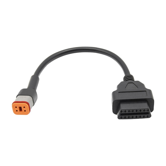 كابل تحويل OBD2 للدراجات النارية رباعي الدبابيس، كابل محول تشخيص OBDII لدراجات هارلي ديفيدسون، رباعي الدبابيس