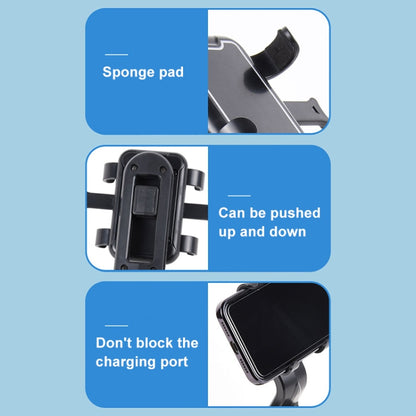 Universal Car Sucker Mobile Phone Holder, Sucker Holder (Black), Sucker Holder (Blue)