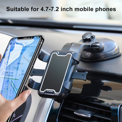 Universal Car Sucker Mobile Phone Holder, Sucker Holder (Black), Sucker Holder (Blue)