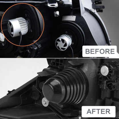 1 Pair Universal Headlight Soft Rubber Dust Cover, Suitable for 70-100cm Inner Diameter, 70-100cm