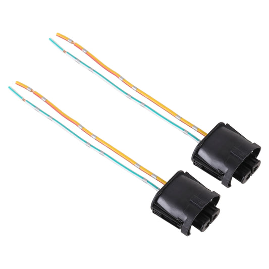 1 Pair Car H11 Bulb Holder Base Female Socket with Cable for BMW, For BMW