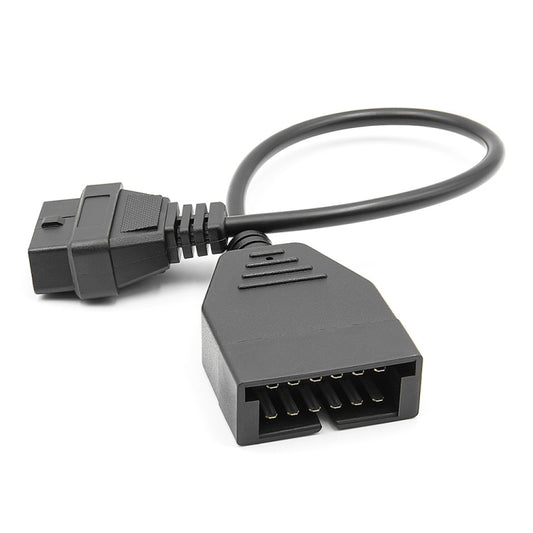 12Pin to 16Pin Car OBD2 Conversion Cable OBDII Diagnostic Adapter Cable for GM, 12Pin to 16Pin for GM