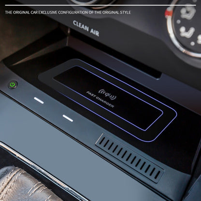 شاحن سيارة لاسلكي قياسي Qi بقوة 10 وات، شحن سريع، HFC-1030، مناسب لفولكس فاجن تيجوان L موديل 2019-2021، للقيادة من جهة اليسار، HFC-1030