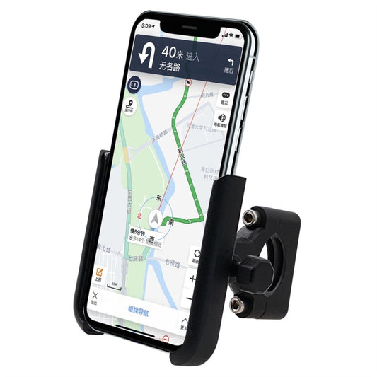 Motorcycle Aluminium Alloy Mobile Phone Holder Bracket, Handlebar Version, Handlebar