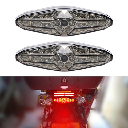 قطعتان من مصباح الفرامل LED للدراجات النارية KC-WD-NEW-3X، مصباح تشغيل، KC-WD-NEW-3X