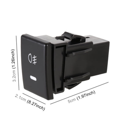 TS-16 Car Fog Light On-Off Button Switch with Cable for Isuzu mu-X, For Isuzu mu-X