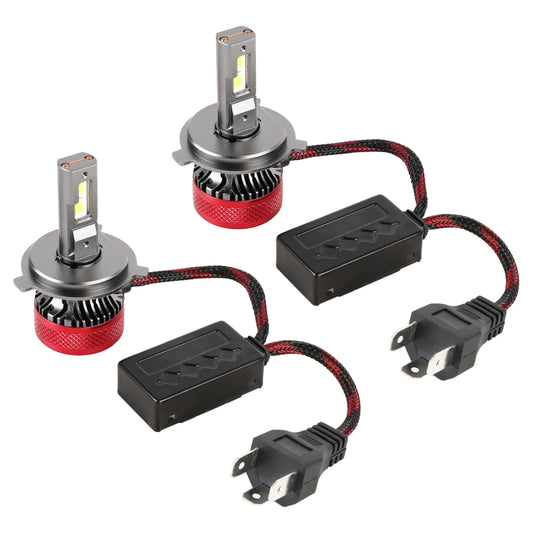 1 Pair H4 DC12V 65W 6000K 6500LM LED Car Headlights, H4