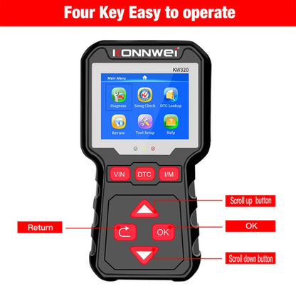 KONNWEI KW320 Car OBD2 Fault Diagnosis Tool, KW320