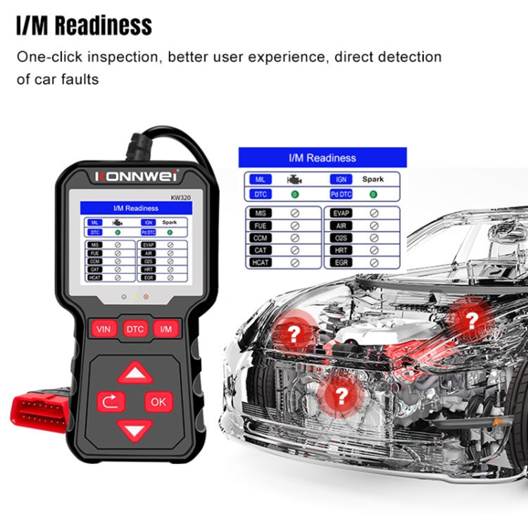 KONNWEI KW320 Car OBD2 Fault Diagnosis Tool, KW320