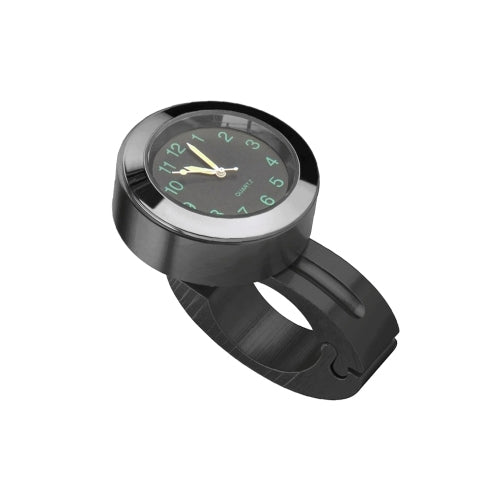 Motorcycle 22-25mm Handlebar Clock Quartz Watch with Lock, Quartz Watch (Black), Quartz Watch (Silver)