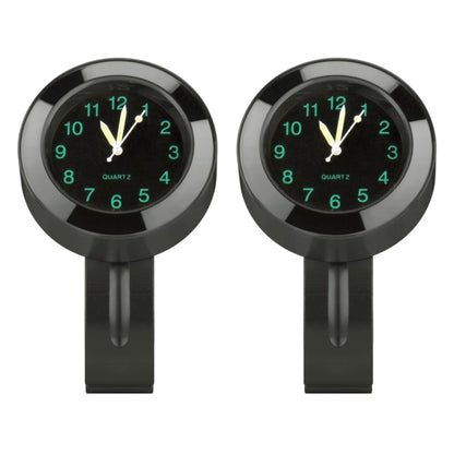 Motorcycle 22-25mm Handlebar Clock Quartz Watch with Lock, Quartz Watch (Black), Quartz Watch (Silver)