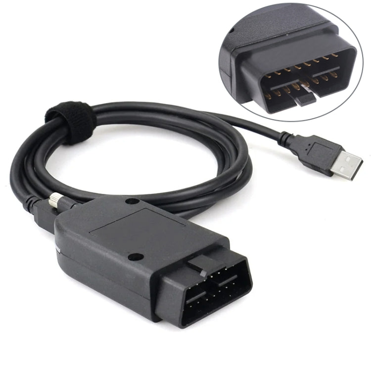 HEX ATMEGA162+16V8B+FT232RQ VAG 24.7 OBD2 Test Cable for Volkswagen / Audi, English 23.3.0