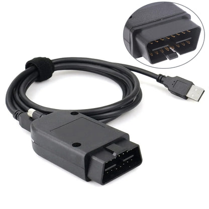 HEX ATMEGA162+16V8B+FT232RQ VAG 24.7 OBD2 Test Cable for Volkswagen / Audi, English 23.3.0