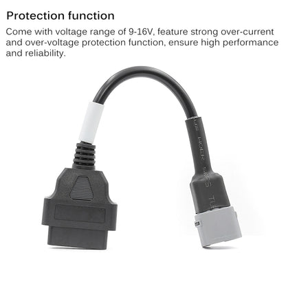 Motorcycle OBD 16PIN Female to 6PIN Connector Cable for Suzuki, For Suzuki