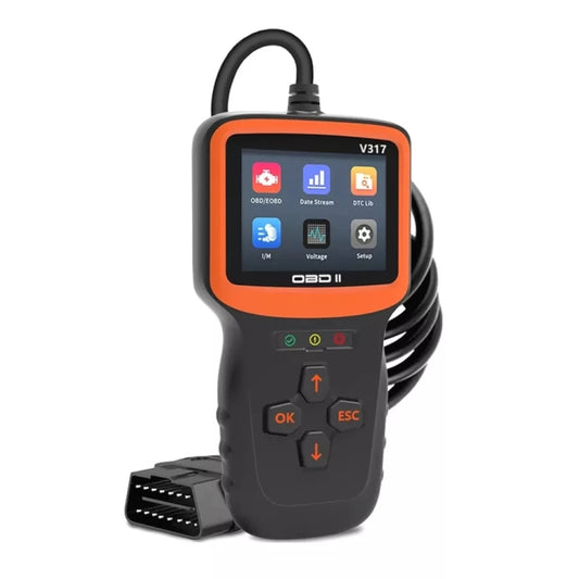 جهاز كشف أعطال السيارات V317 OBD2 ELM327 قارئ رموز الماسح الضوئي، V317