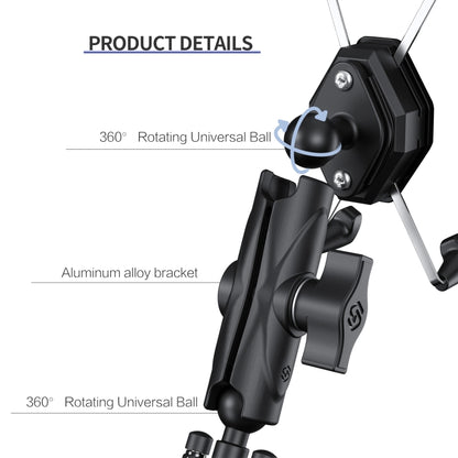 ZH-1558A1 Motorcycle Handlebar X-shape Aluminum Alloy Phone Holder, ZH-1558A1