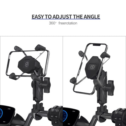 ZH-1558A1 Motorcycle Handlebar X-shape Aluminum Alloy Phone Holder, ZH-1558A1