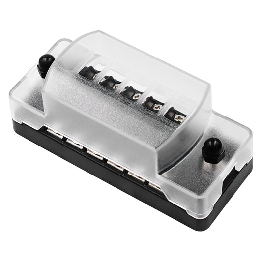 ZH-979A1 FB1903 1 In 1 Out 6 Ways No Distinction Positive Negative Fuse Box with 12 Fuses for Auto Car Truck Boat, ZH-979A1