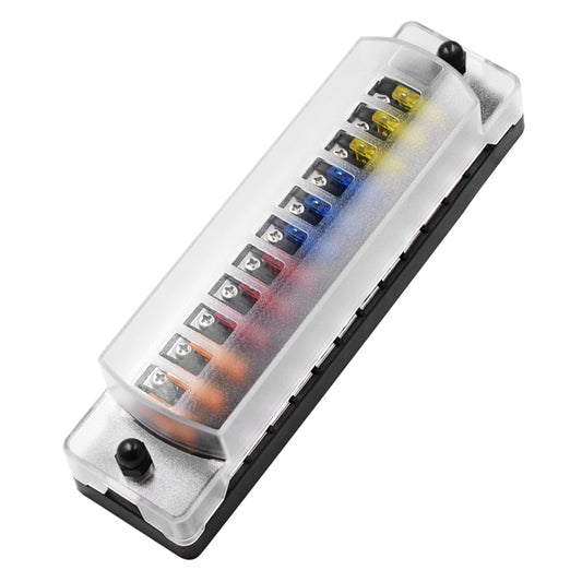 ZH-979A2 FB1904 1 In 1 Out 12 Ways Positive Negative Fuse Box with 24 Fuses for Auto Car Truck Boat, ZH-979A2