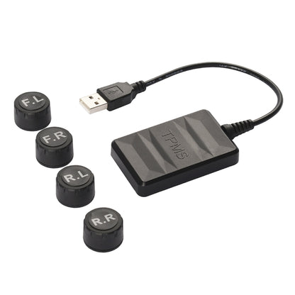 USB TPMS Tire Pressure Monitoring System Android with External Sensor for Car Radio DVD Player, with External Sensor