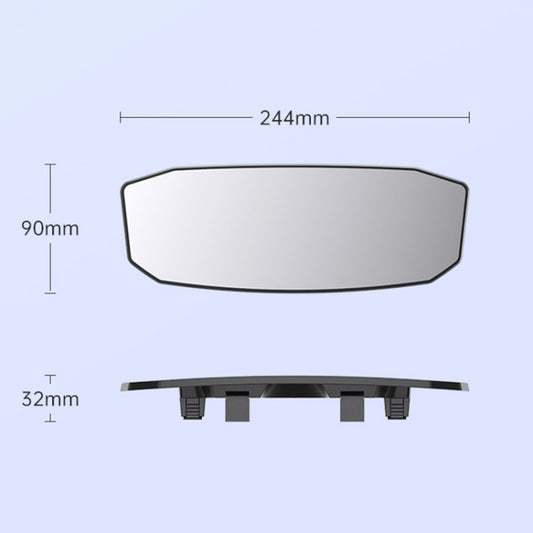 SHUNWEI SD-2414 Car Anti-glare Rear-view Mirror, Size: 244 x 90mm, 244 x 90mm