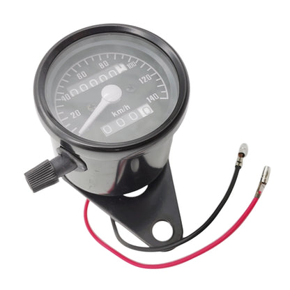 Motorcycle Retro Modified Odometer Speedometer Kilometer, Speedometer Kilometer (Black), Speedometer Kilometer (Silver)