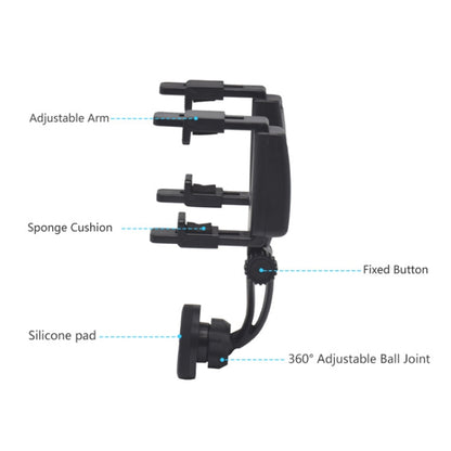 Silicone Magnet Car Rear Mirror Navigation Phone Holder, Silicone
