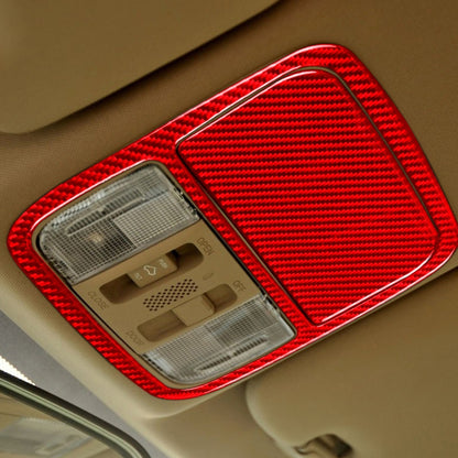 طقم مكون من قطعتين من ألياف الكربون لمصابيح القراءة الأمامية للسيارة هوندا CRV 2007-2011، ملصق ديكوري، قيادة يسار ويمين عالمي، لوحة مصابيح القراءة الأمامية للسيارة