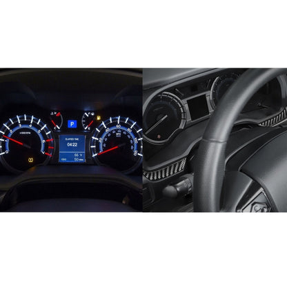 2 PCS / Set Carbon Fiber Car Instrument Both Sides Decorative Sticker for Toyota 4Runner 2010-2020, Instrument Both Sides