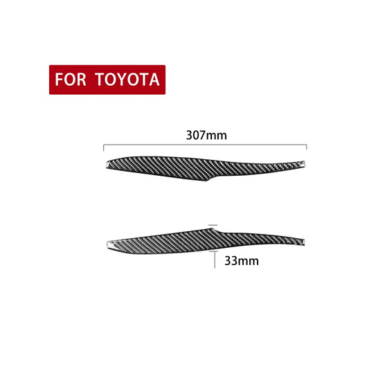 2 PCS / Set Carbon Fiber Car Rearview Mirror Decorative Sticker for Toyota 4Runner 2010-2020, Rearview Mirror