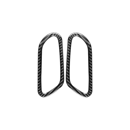 2 PCS / Set Carbon Fiber Car Inner Door Handle Decorative Sticker for Volkswagen Scirocco 2009-2016,Left and Right Drive Universal, Inner Door Handle