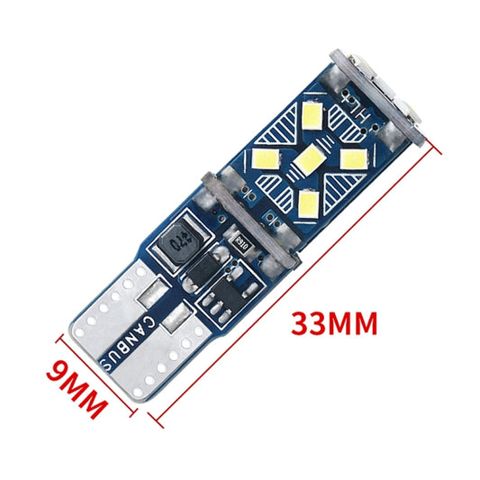 4 قطع T10 DC12V / 2.52 واط / 0.21 أمبير / 900 لومن ضوء تخليص السيارة مع فك التشفير، 4 قطع T10